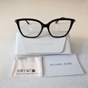 MICHAEL KORS MK 4101U SHENANDOAH 3344 BURGUNDY/ GOLD AUTHENTIC EYEGLASSES 53-16